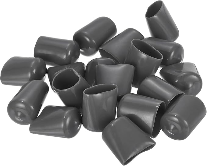 uxcell 20pcs Rubber End Caps 19mm ID Vinyl PVC Round Tube Bolt Cap Cover Screw - Image 4