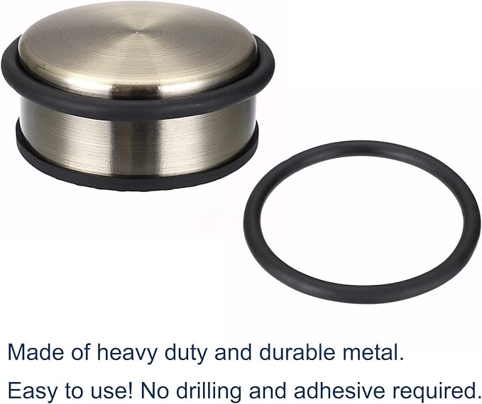 Sumnacon Heavy Duty Floor Door Stopper No Drill, Durability Stainless Steel - Image 6