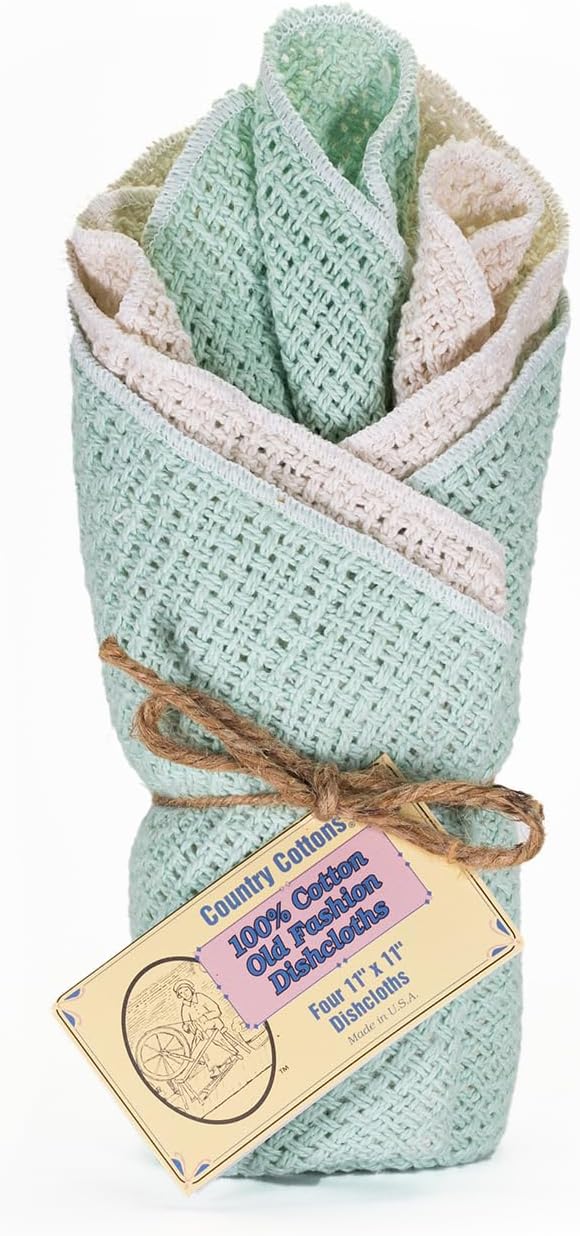 Old Fashion 100% Cotton Dishcloths by Country+Cottons