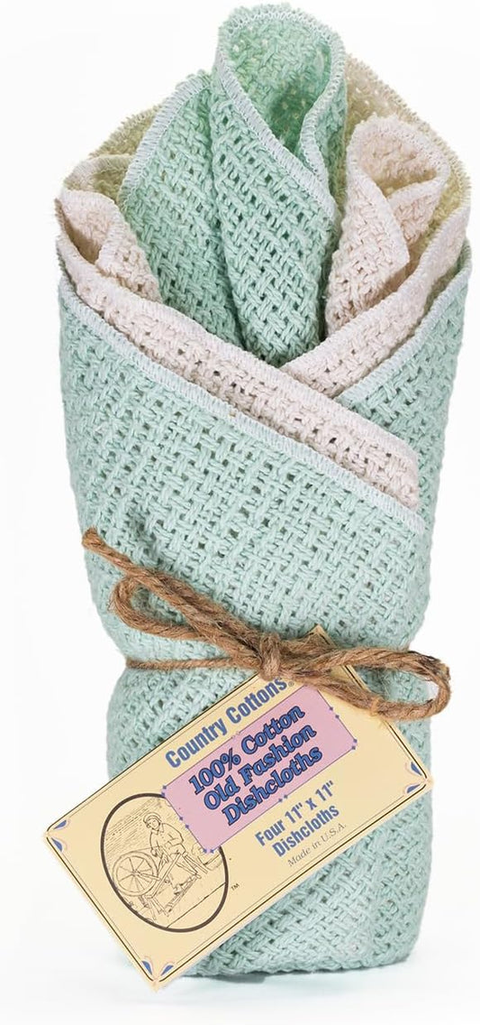 Old Fashion 100% Cotton Dishcloths by Country+Cottons