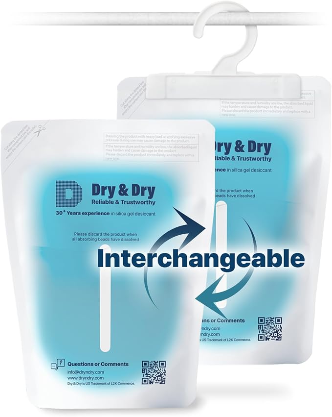 Dry & Dry 3 Packs Hybrid Moisture Absorbers & Musty Odor Eliminator - Image 8