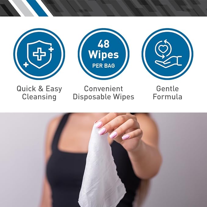 BodyMed Adult Disposable Incontinence Wipes, 48 Wipes/Pack - Image 5
