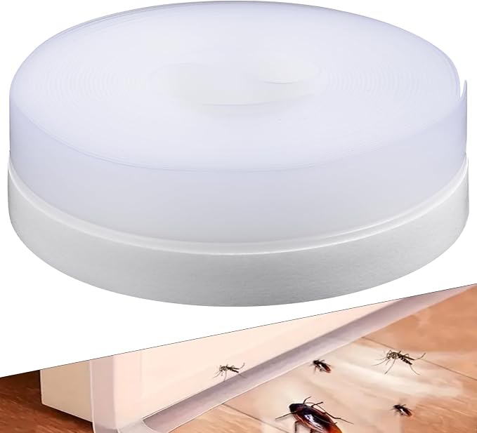Silicone Weather Stripping Seal Door Tape 16.5 Feet Strip Bottom Draft by APORNI