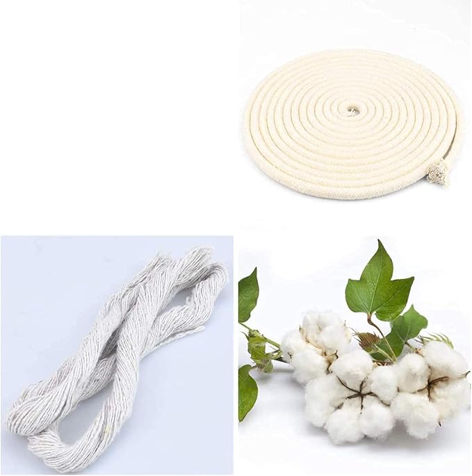 1/4 Inch Natural Cotton Rope, Used - Image 3
