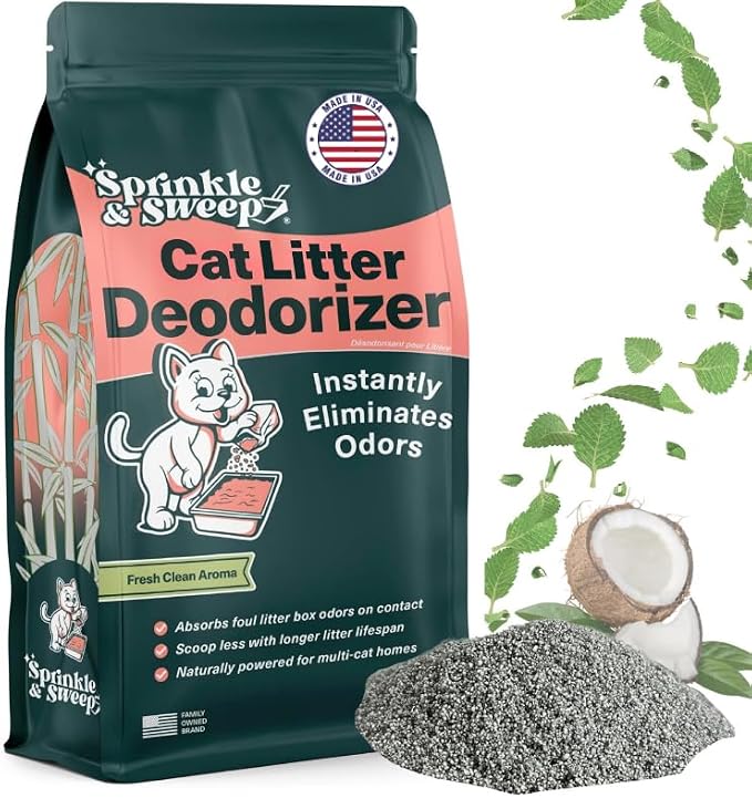 Litter Box Deodorizer | Cat Litter Deodorizer | Smell Control by SprinkleSweep