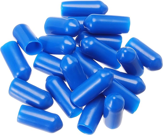uxcell 20pcs Rubber End Caps 6mm ID Vinyl PVC Round Tube Bolt Cap Cover Screw - Image 4