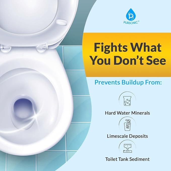 Automatic Toilet Bowl Cleaner Tablets Blue Gel Toilet Tank Cleaners, - Image 4