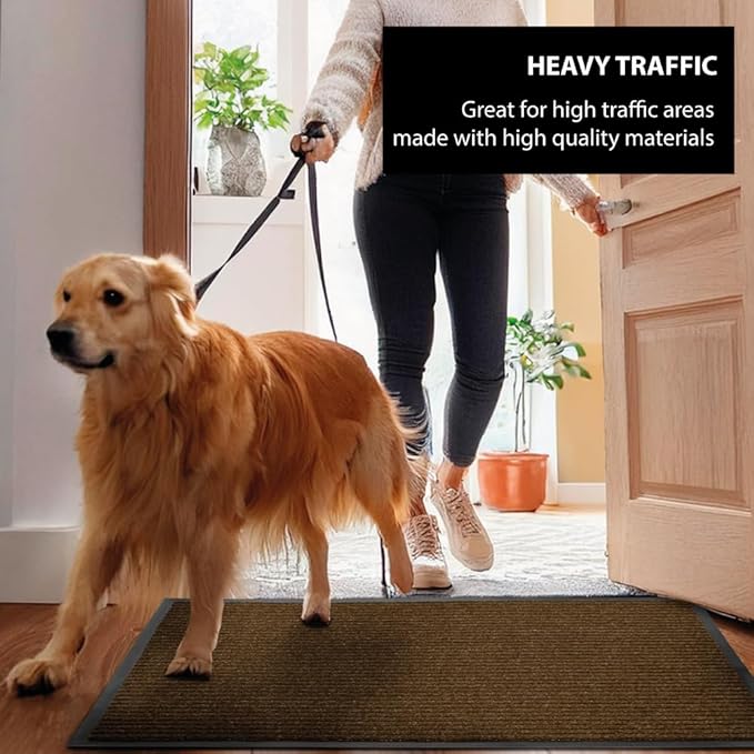 UNIMAT Traffic Guard Door Mat, 3´x 5´, Heavy Duty Waterproof Doormat, Stain and - Image 7