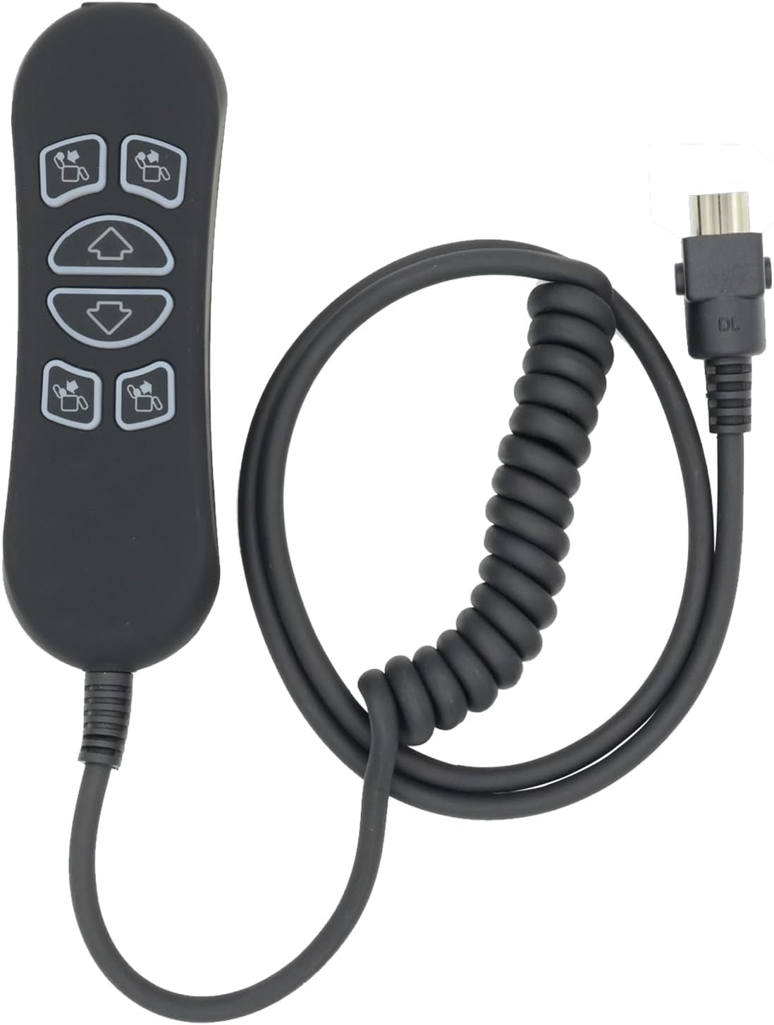 6 Button 7 Pin Lift Chair Remote Controller Replaces HHC HSW306 Hand Control for Power Recliner (Version A)