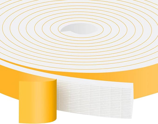High Density Foam Weather Stripping Door Seal Strip Insulation Tape Roll by Trisiki