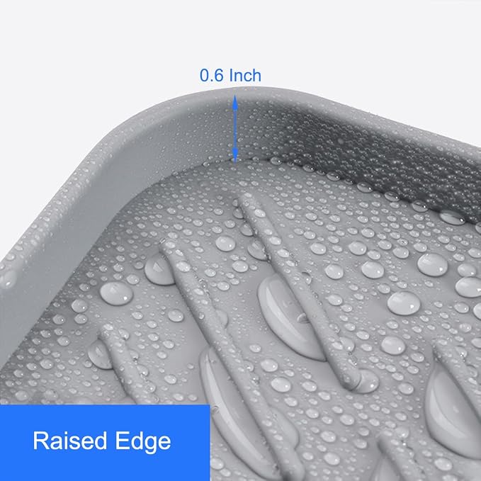 Sponge Holder with Drain Spout, Silicone Sponge Tray - Image 4