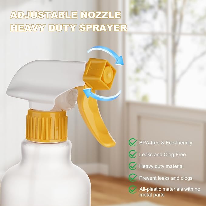 Spray Bottles 16.9oz/500ml Plastic Spray Bottle - Image 4