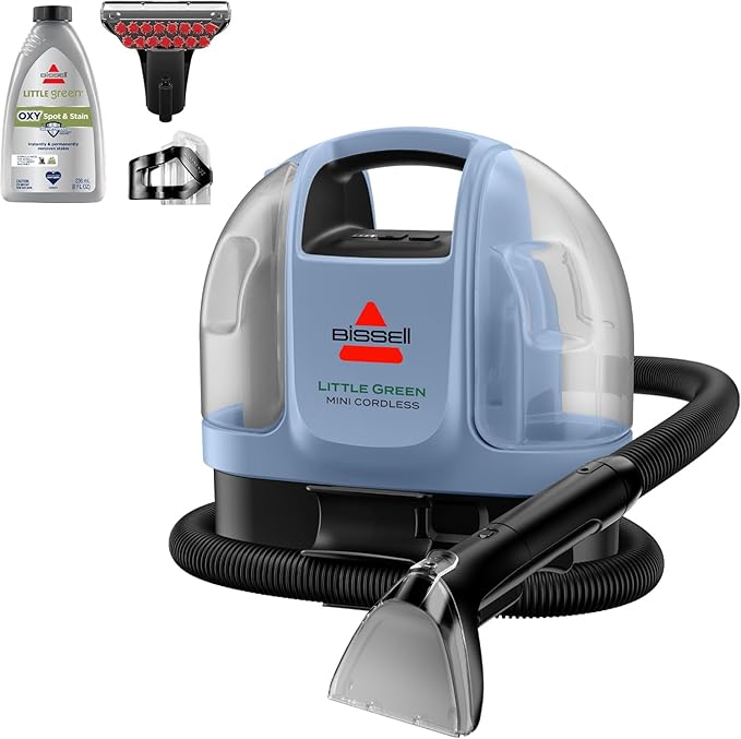 BISSELL Little Green Mini Cordless Portable Carpet and Upholstery Deep Cleaner by BISSELL