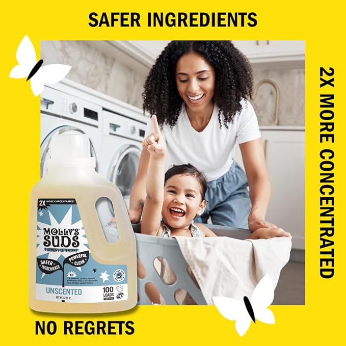 Molly's Suds Liquid Laundry Detergent | Clean Laundry Detergent Soap - Image 3
