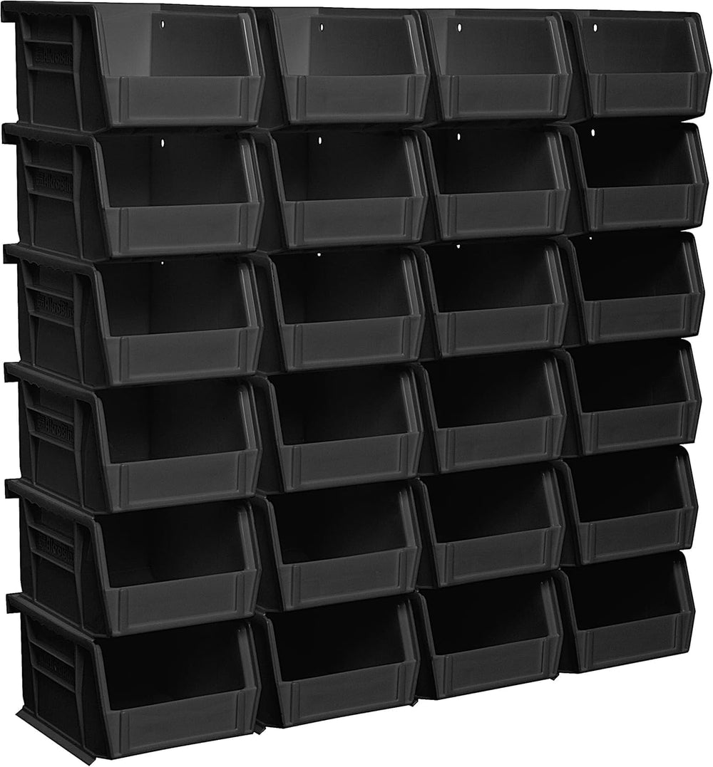 Akro-Mils 30210 AkroBins Plastic Storage Bins, Space-Saving Stackable Bins