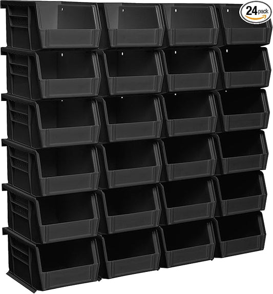 Akro-Mils 30210 AkroBins Plastic Storage Bins, Space-Saving Stackable Bins by Akro-Mils