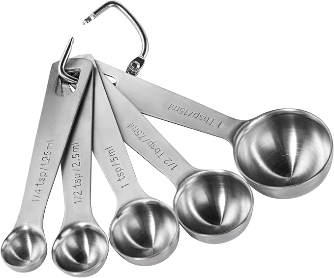 U-Taste Teaspoon Tablespoon Measuring Spoons: 18/8 Stainless Steel Measure by U-Taste