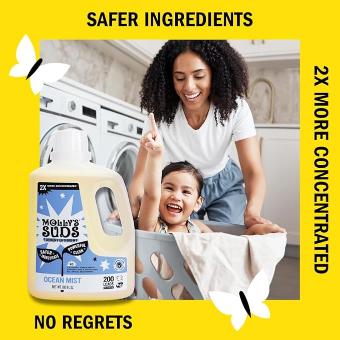Molly's Suds Liquid Laundry Detergent | Clean Laundry Detergent Soap - Image 3