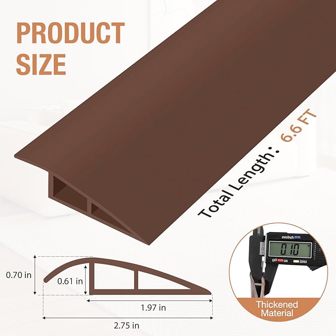 Floor Transition Strip Self Adhesive Vinyl Door Threshold - Image 5