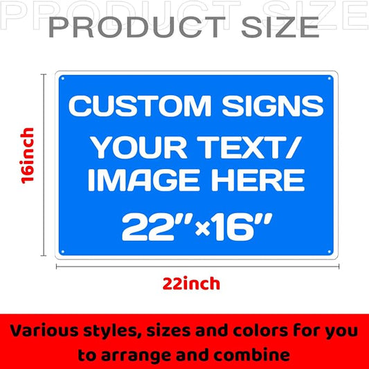 Custom Aluminum Weatherproof Metal Sign - Image 2
