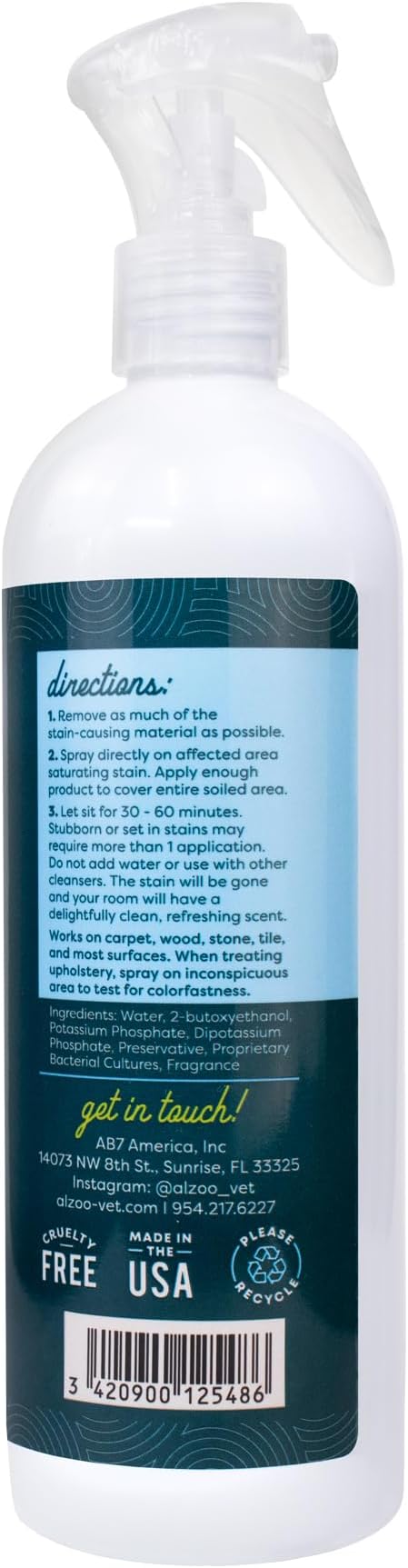 ALZOO Stain & Odor Remover, Quickly Lifts & Dissolves Pet Stains & Helps - Image 4