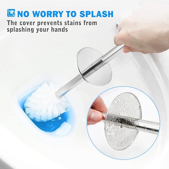Toilet Brush and Holder, 2 Pack Toilet Brush - Image 3
