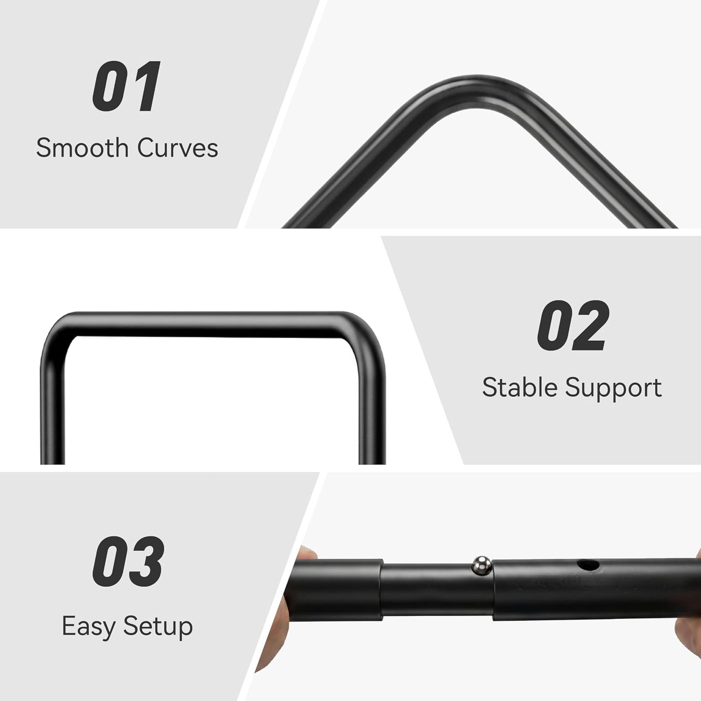 WOWMAX Floor Sofa Support Frame, Freestanding Back Support for Floor Cushions, No Wall Needed, Easy Assembly, Fits Most Floor Sofas (Sofa Not Included)