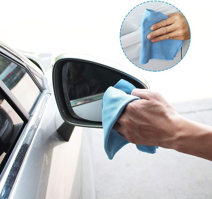 Auto Care Microfiber Glass Cleaning Cloths Towels - Image 6