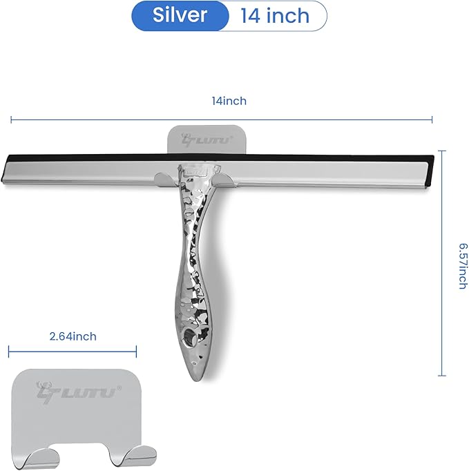 All-Purpose Silicone Shower Squeegee - Image 7