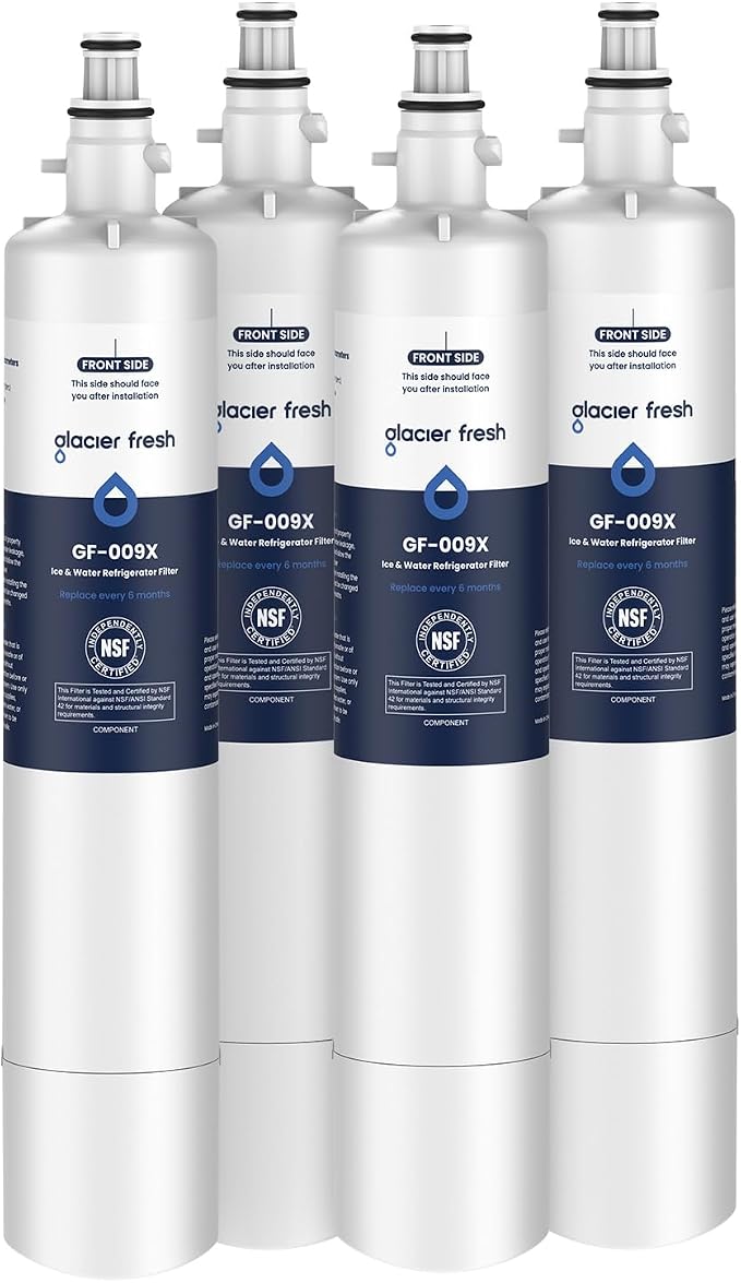 GLACIER FRESH Replacement for RPWFE, RPWF Refrigerator Water Filter, Compatible by GLACIERFRESH