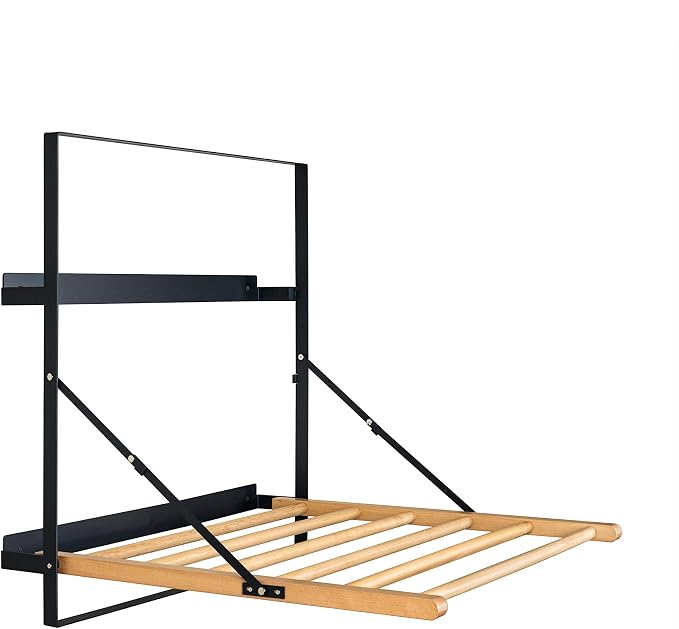 TOMACE Wall Mounted Clothes Drying Rack Laundry Drying Rack Collapsible - Image 7