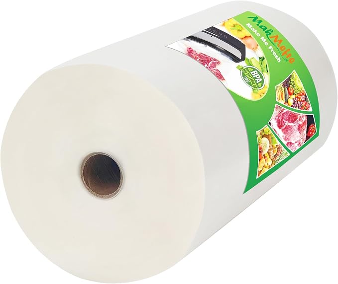 MakMeFre 11” x 150’ Vacuum Sealer Bags Rolls by MakMeFreDirect