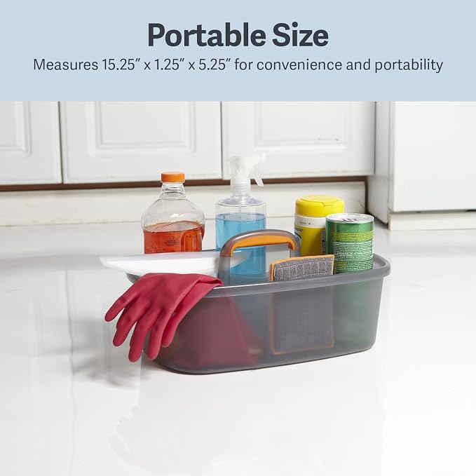 Casabella Plastic Multipurpose Cleaning Storage Caddy - Image 5