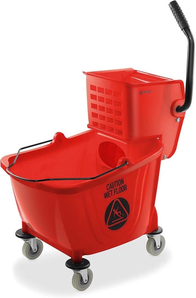 Dryser Commercial Side Press Wringer Combo Mop Bucket, 33 Quart by Dryser
