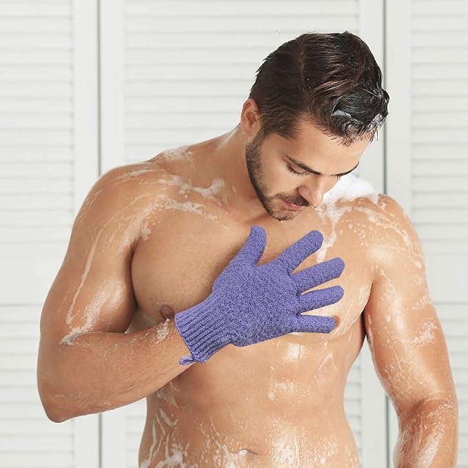 Bath Exfoliating Gloves Scrub - Image 6
