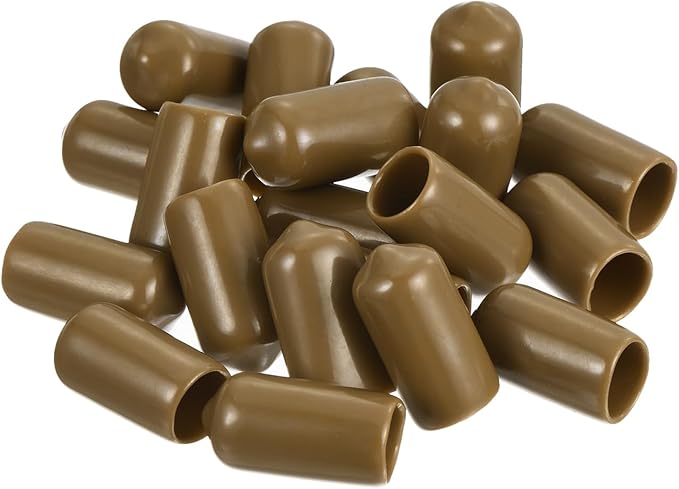 uxcell 20pcs Rubber End Caps 9.5mm ID Vinyl PVC Round Tube Bolt Cap Cover Screw - Image 4