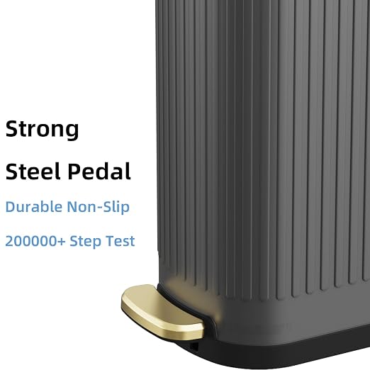2.6 Gallon Slim Bathroom Trash Can - Image 7