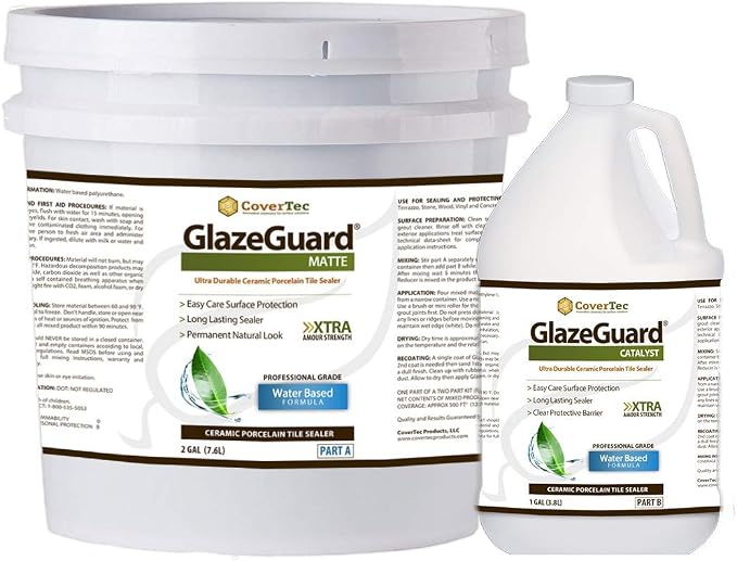 GlazeGuard Matte Floor Sealer Wall Sealer by CoverTecProductsLLC