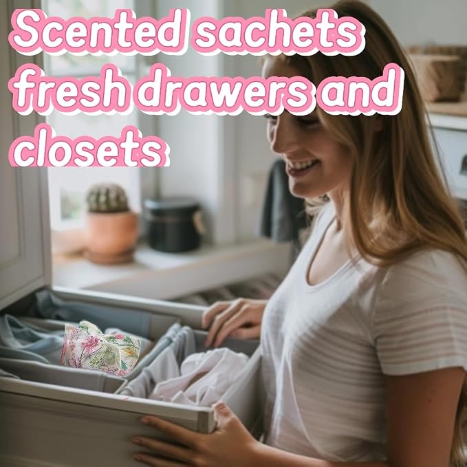 AUCUDA 4 Packs Lavender Scented Sachets Bags - Image 9