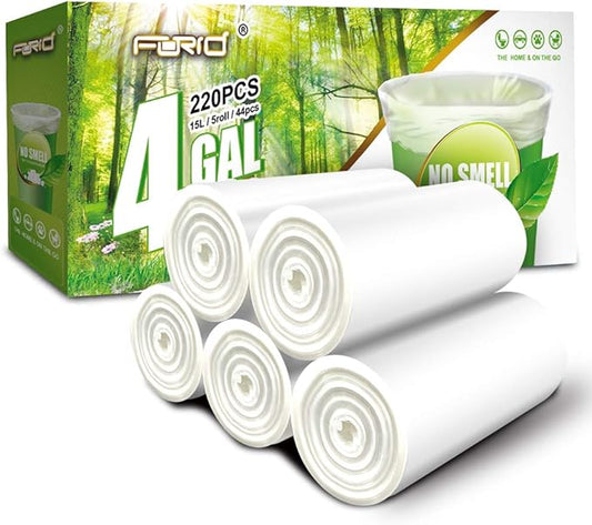 FORID Clear Small Trash Bags by FORID