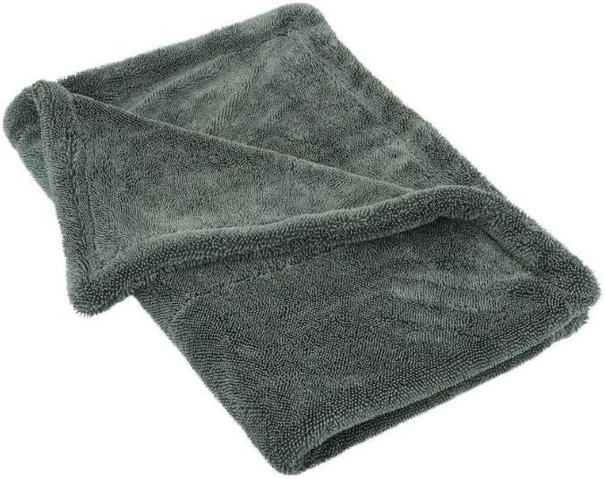 Ethos MAX 2000GSM XL Microfiber Drying Towel – 30×40 Super Absorbent Twisted by EthosHandcraftedCarCare