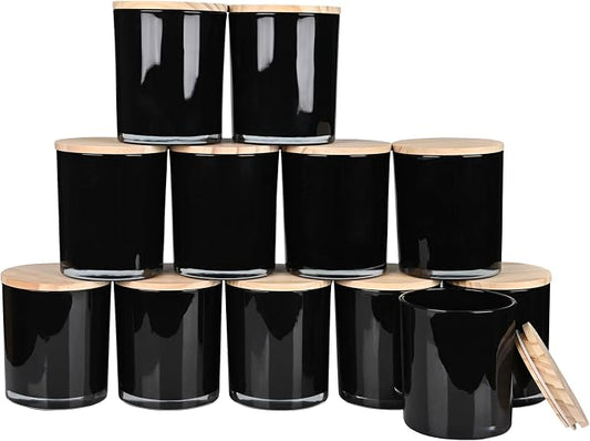 Thick Candle Jars for Making Candles 12 Pcs, 14 OZ Empty Jars by Showin