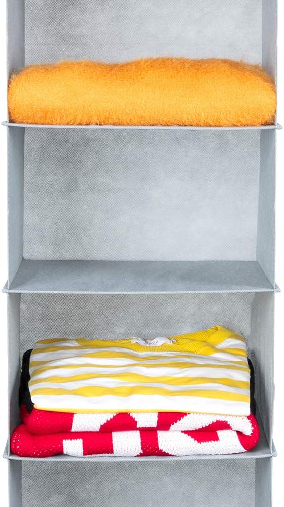 MAX Houser 6 Tier Shelf Hanging Closet Organizer, Closet Hanging Shelf - Image 5
