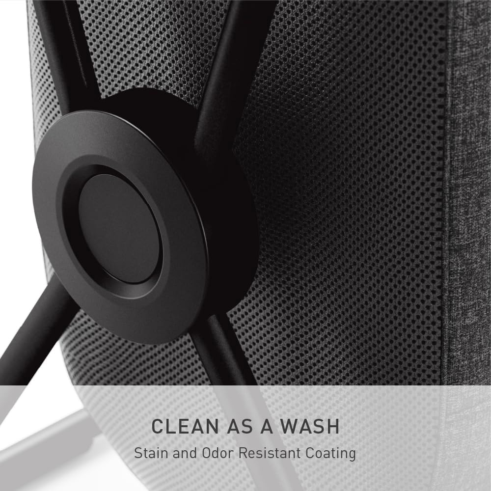 simplehuman X-Frame Hamper, Single Compartment Laundry Hamper for Bedroom Bat...