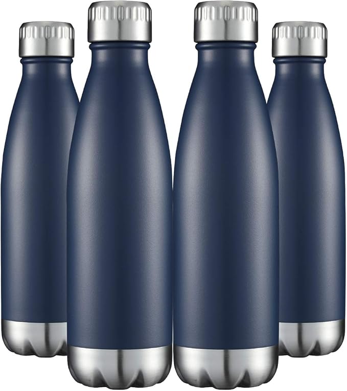 HASLE OUTFITTERS 17oz Stainless Steel Water Bottles Bulk, Vacuum Insulated by HASLEOUTFITTERS