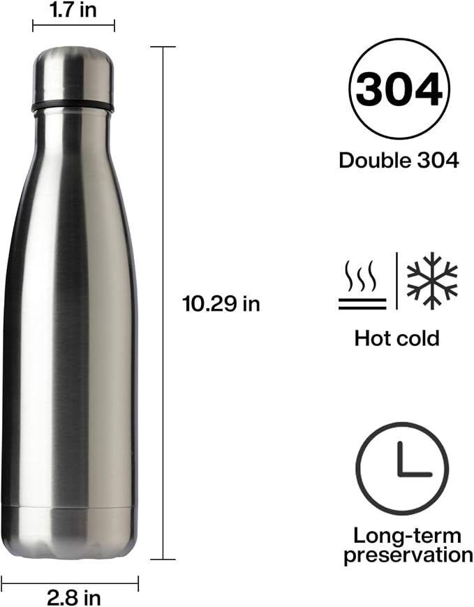 MEWAY 17oz Sport Water Bottle Vacuum Insulated Stainless Steel Leak-Proof - Image 7