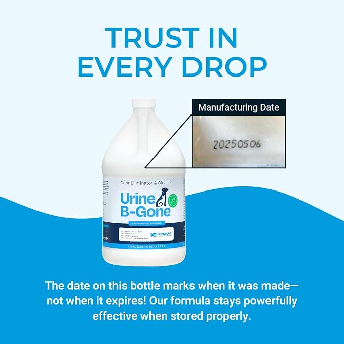 KINZUA ENVIRONMENTAL Urine B-Gone, Professional Enzyme Odor Eliminator & Pet - Image 7