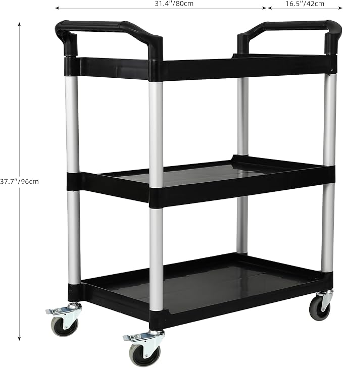 3-Tier Utility Rolling Cart - Image 6