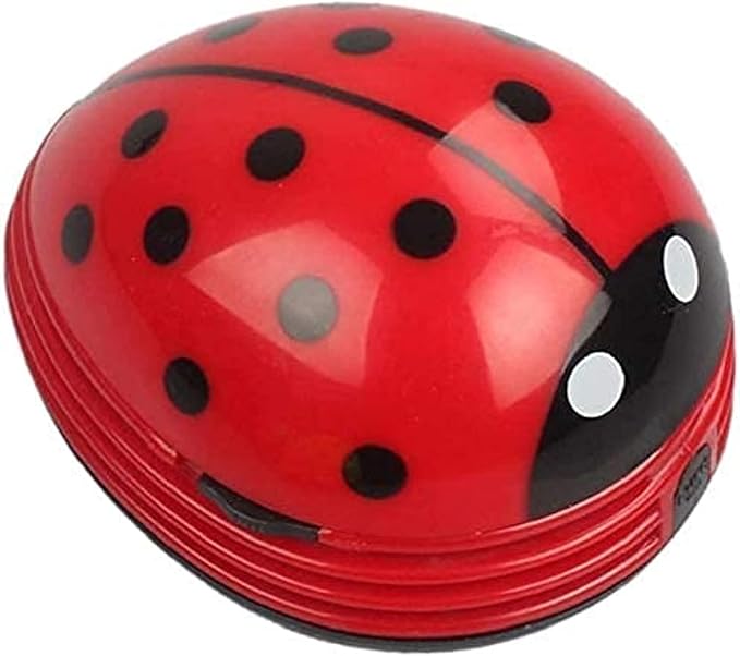 E ECSEM Cute Portable Cartoon Mini Desktop Vacuum Cleaner Table Dust Crumb by EECSEM
