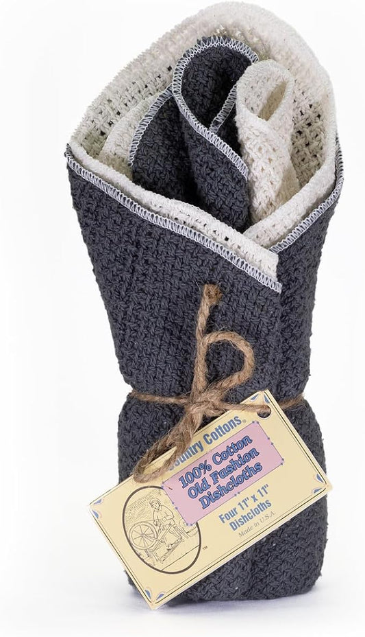 Old Fashion 100% Cotton Dishcloths by Country+Cottons